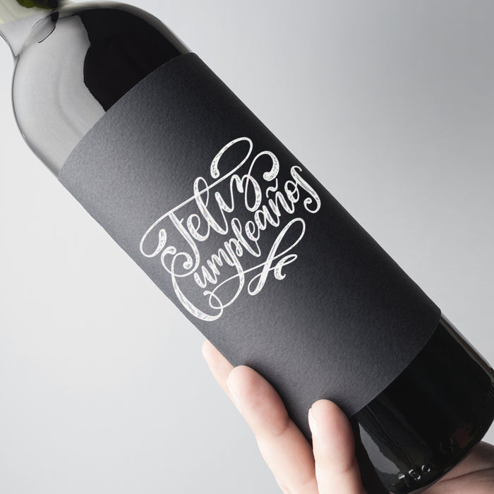Botella de vino personalizada