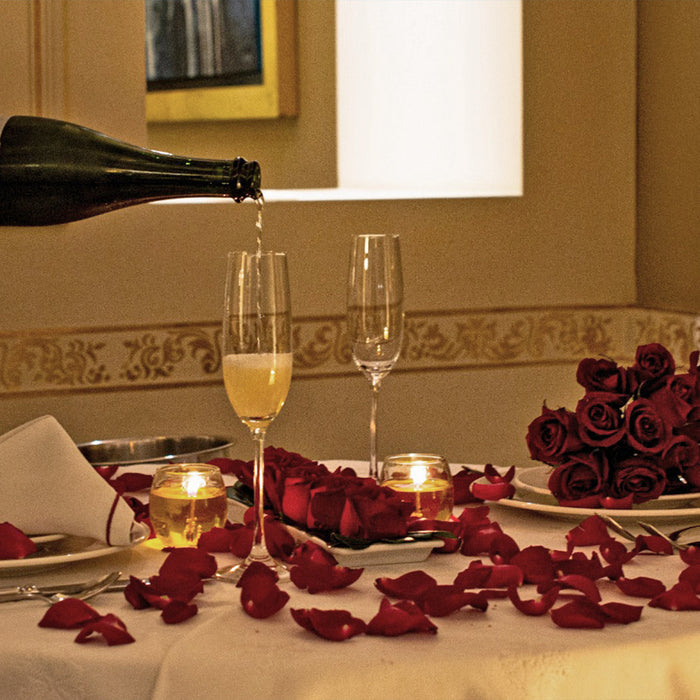 Romance, elegante, cena